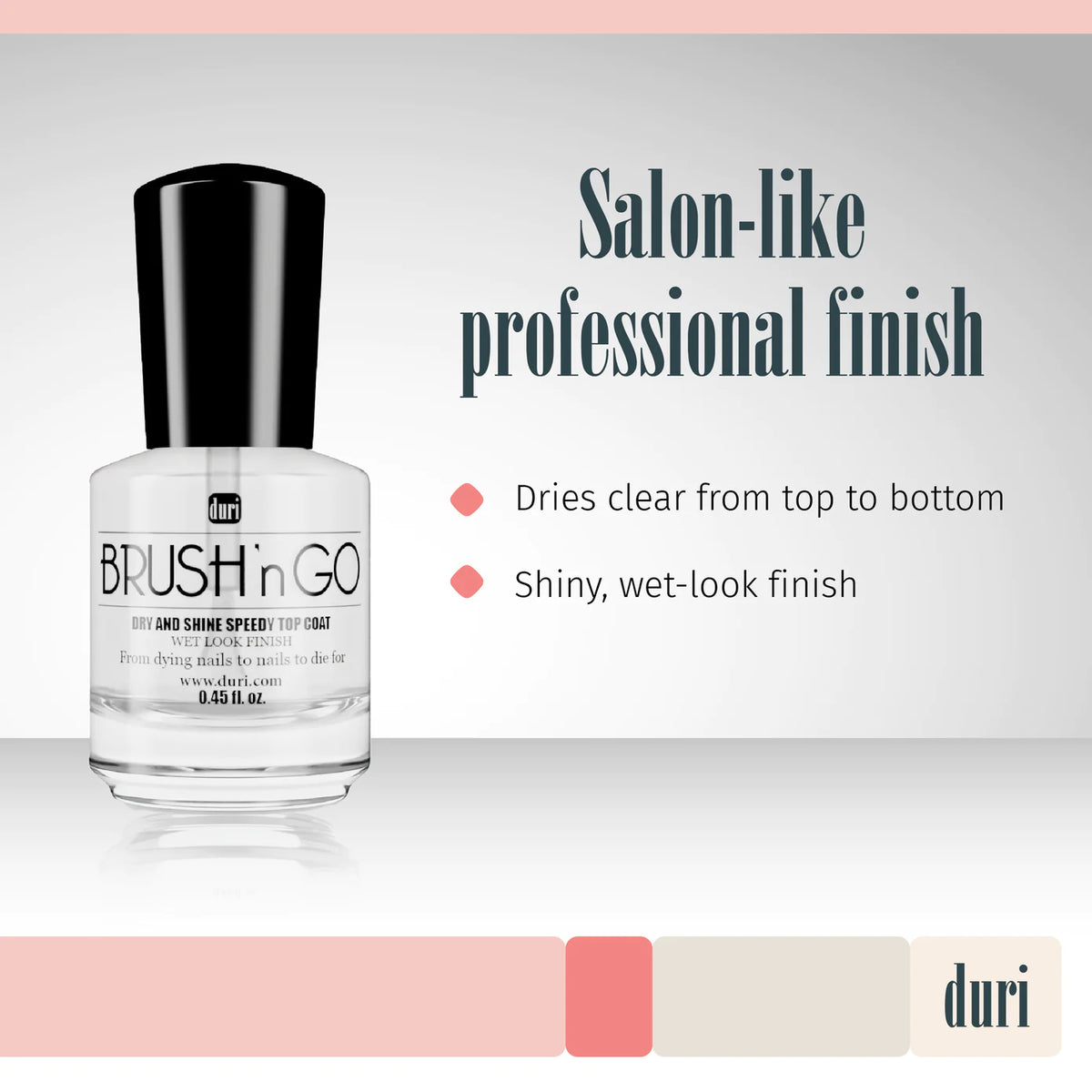 Brush&#39;n GO Dry &amp; Shine Speedy Top Coat