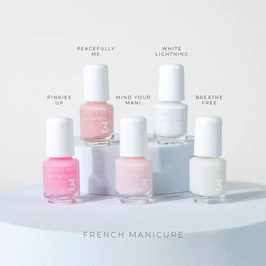 Dazzle Dry Mini Flight French Manicure