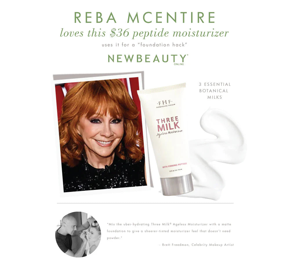 FarmHouse Fresh Three Milk Ageless Moisturizer.