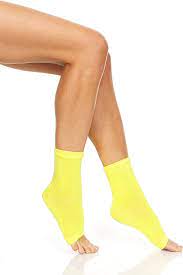 Yacht &amp; Smith Women&#39;s Cotton Pedicure Socks, Open Toe Flip Flop Socks, Sock Size 9-11