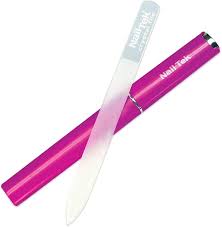 NAIL TEK MEDIUM FILE 5&quot; WITH FUCHSIA CASE